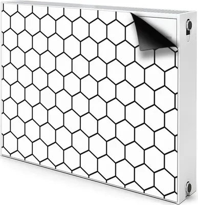 Produktbild von Magnet Heizkörperabdeckung Heizkörperverkleidung Verkleidung Abdeckung 100x60 cm  - Muster, Plater, Honig