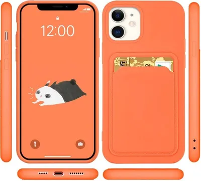 Obrázek produktu pro Pouzdro na karty s peněženkou na karty pro Iphone 12Promax Orange