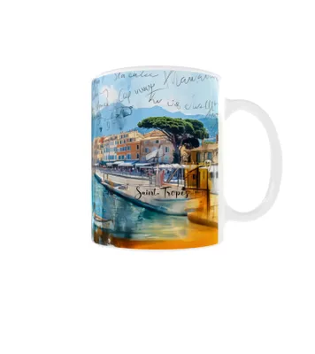 Produktbild von Becher 300ml Urlaub Städtereisen Frankreich Saint Tropez