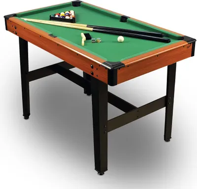 Produktbild von Carromco Billard Orion-XT Billardtisch für Kinder Mini Billiard Pool inkl. Zubehör Billardkugeln, Queues, Triangel, Kreide & Bürste