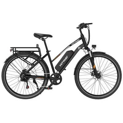 Produktbild von HITWAY E Bike, City E-Bike & E-Hollandrad,36V/13Ah 468 Wh,28 Zoll,MTB,7 Gang, 25km/h, Heckmotor, Kettenschaltung, LCD Display, E-Citybike Damen Herren