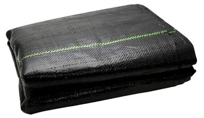Produktbild von Unkrautvlies schwarz 105 g/m² zur Unkrautbekämpfung auf der Bodenoberfläche (1 x 25 m)