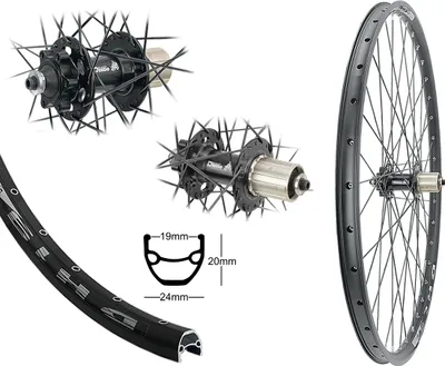 Produktbild von Bärwinkels Hinterrad 28" Disc MTB 8/9/10 fach 19-622 Hohlkammerfelge 6 Loch Scheibenbremse