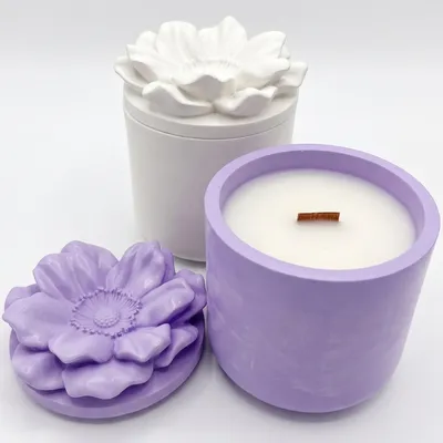 Image de Bougie Lota Violet/Cerise - Élégance et Parfum Envoûtant KP41538