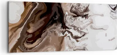 Produktbild von Bild auf Leinwand - Leinwandbild - Abstraktion modern - 100x40cm - Wand Bild - Wanddeko - Leinwanddruck - Bilder - Kunstdruck - Wanddekoration - Leinwand bilder - Wandkunst - AB100x40-4073