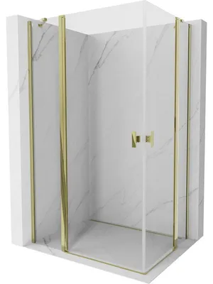 Obrázek produktu pro Mexen Mist Duo sprchový kout otevíratelný 105 x 85 cm, transparentní, zlatý - 8A4-105-085-50-00