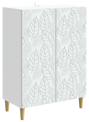 Image de Buffet Blanc 66 x 34,5 x 90 cm Bois d'ingénierie