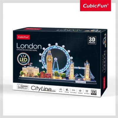 Produktbild von Puzzle 3D City line - Londyn geführt