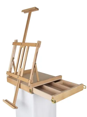 Zdjęcie produktu dla Paintersisters Sztaluga stołowa bukowa składana 80cm