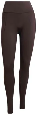 Image de Leggings Adidas Malla larga adidas largas Optime marrón mujer pour Femme