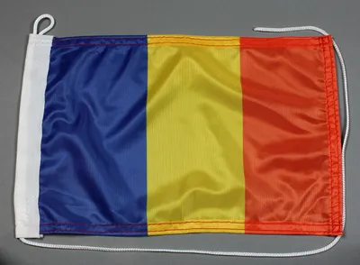 Produktbild von Bootsflagge : Rumänien 30x20 cm Motorradflagge