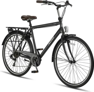 Produktbild von Altec Cityräder Herren Metro 28 Zoll 50 cm Herren 7G Felgenbremse Mattschwarz