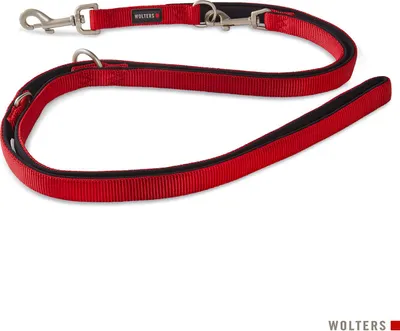 Produktbild von Wolters Führleine Professional Comfort rot/schwarz, Größe: L