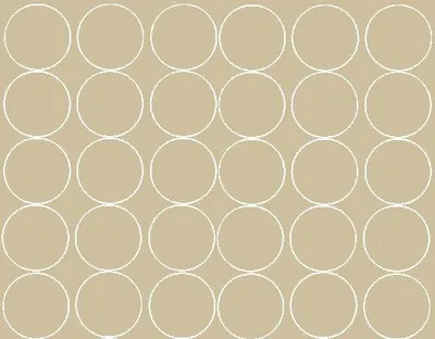 Produktbild von Runde Aufkleber, 7 cm Durchmesser, 30 Stück, beige glänzend