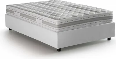 Image de Alvise - Lit une place et demie, Blanc, Matelas inclus  Italy
