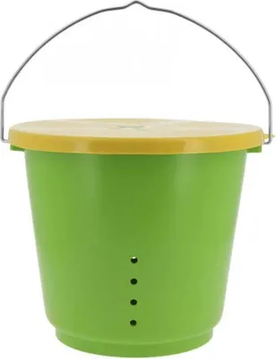 Produktbild von Hippo-tonic Apples Carrots Eimer Grün Grün One Size