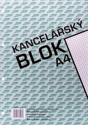 Obrázek produktu pro Kancelářský blok A4, čtvereček, 50 listů