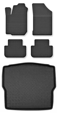 Immagine prodotto di Tappetini a vasca + bagagliaio per Renault Laguna III 2007-2015 5 pezzi