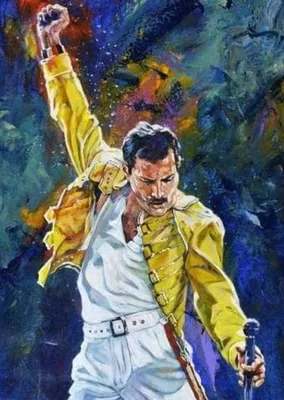 Obrázok produktu pre NORIMPEX Diamantov Malá pec Freddie Mercury 30x40cm