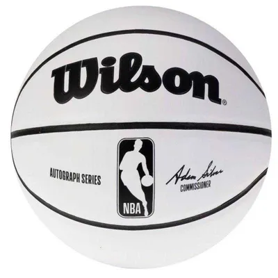Obrázek produktu pro Wilson - „Autograph“ mini basketbalový míč, NBA PP9437 (3) (bílý)