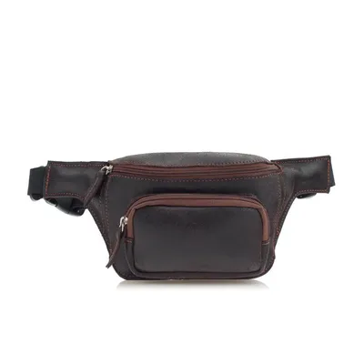 Produktbild von Belveder Gürteltasche, braun, Vintage-Wildleder – Bauchtasche im Retro-Stil, praktisch für den Alltag und Ausflüge, Belveder BL03