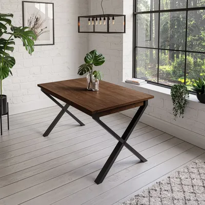 Produktbild von Tisch X ART 125 cm Stirling Eiche