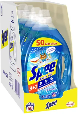 Produktbild von Spee Aktiv Gel Universal 3+1 200 Waschladungen Flüssigwaschmittel Waschmittel