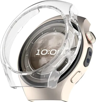 Produktbild von Für Huawei Watch 5 42mm Kunststoff Smart Watch Schutz Gehäuse Hülle Transparent