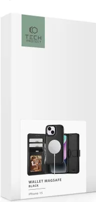 Obrázek produktu pro Tech-Protect Wallet Magsafe Iphone 15 Černá