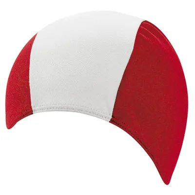 Image de Bonnet de bain Beco pour hommes | Polyester | Rouge/blanc/rouge