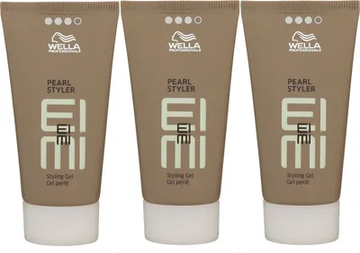 Produktbild von Wella Pearl Styler Gel 3 x 30 ml Haargel Styling Gel Set