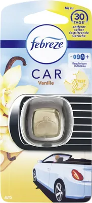 Produktbild von Febreze Car Lufterfrischer Clip Vanilleblüte