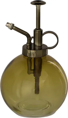 Zdjęcie produktu dla Esschert Design | Szklana butelka z rozpylaczem - 0.4l - Rozpylacz - Zielony - Elegancki i praktyczny - Butelki z rozpylaczem