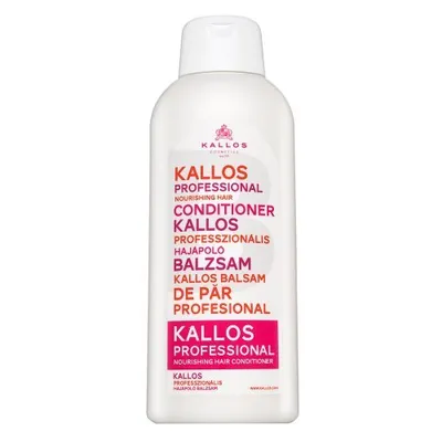 Zdjęcie produktu dla Kallos Professional Nourishing hair conditioner for damaged hair, Kobiety, Profesjonalna odżywka do włosów, Włosy zniszczone, Włosy suche, Regeneracja, Ochrona, Zmiękczający, 1000 ml, Butelka