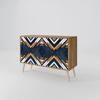 Immagine prodotto di Cassettiera Spacerebels a 2 ante - credenza cassettiera - credenza alta - mobile guardaroba - soggiorno camera da letto - 57,5×111×42 (HxLxP)
