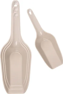 Produktbild von Schöpfspatel 4er Set aus Kunststoff, verschiedene Größen, spülmaschinenfest