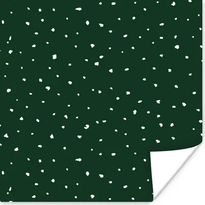 Produktbild von MuchoWow® Poster Grün - Design - Punkte 75x75 cm - Wand Dekoration