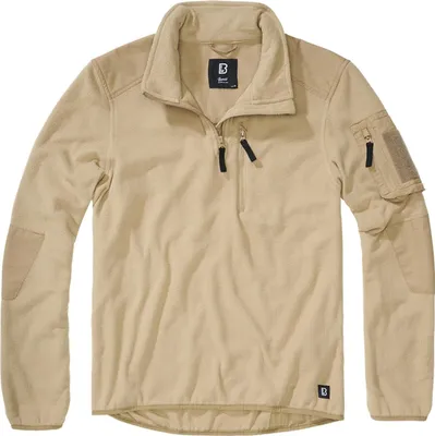 Produktbild von Brandit BD4037 | Fleece Troyer Ripstop S bis 7XL - Farbe: Camel - Größe: 7XL
