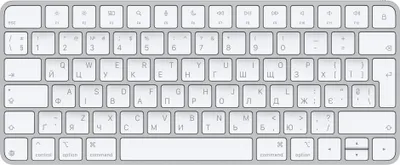 Image de Apple Magic Tastatur Universal USB + Bluetooth QWERTY Ukrainisch Weiß