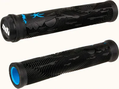 Immagine prodotto di Manopole ODI Hucker Flangeless (160mm|Nero/Blu)