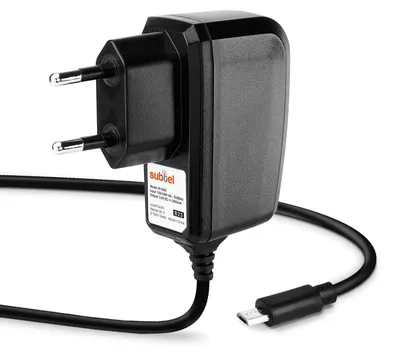 Produktbild von subtel Ladegerät 1.2m kompatibel mit Xiaomi Mi 360° Security Camera 2K, 2K Pro / Mi Portable Electric Air Pump / Mi Smart Clock, Ladekabel Micro USB Netzteil - Auflader 5V 2A / 2000mA Anschluss Stecker