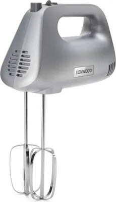 Image de Batteur à Main KENWOOD HMP30.A0SI, 450W, 5 Vitesses + Turbo, Fouets et Pétrins, Corps Plastique Silver