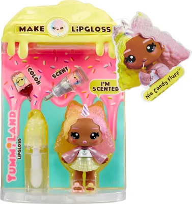 Produktbild von Yummiland Lip Gloss Doll Serie 2 - Nia Candy Fluff