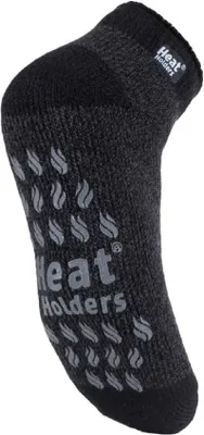 Produktbild von Heat Holders Herren Warm Knöchelsocken | Anti Rutsch Thermosocken Kurz mit ABS