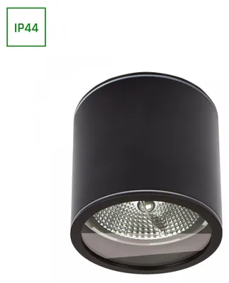 Produktbild von CHLOE AR111 LED Deckenleuchte Badezimmer Ø11.8cm IP44 Schwarz