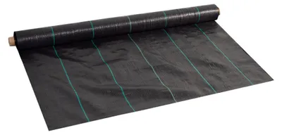 Produktbild von Aga Unkrautvlies, Mulchfolie 70g/m2 - 1,1x50 m UV-beständig, Reißfestes,  Gartenfolie, Unkrautgewebe, Bändchengewebe, Mulchflies, Unkrautvlies, Pflanzenschutz