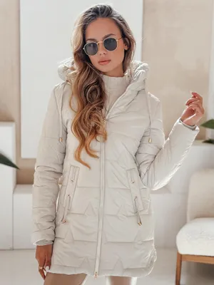 Immagine prodotto di Dstreet Giacca invernale da donna Muamua grigio chiaro XXL