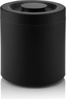 Produktbild von Eisbox Nocturn, Ø 18,5 cm, Höhe 21 cm, schwarz matt, Aluminium, Polystyrol
