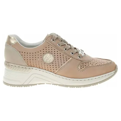Produktbild von Rieker Damen Schnürer N4346-60 Farbe:Beige Größe: 41