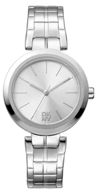 Produktbild von DKNY Damenuhr Quarzuhr silber onesize Damen 32 DK1L045M0035, DK1L045M0045